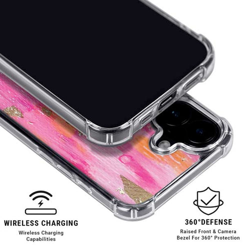 Gold Dust by Etta Vee iPhone 17 Clear Case